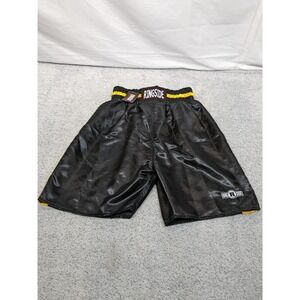 Ringside Boxing Fight Trunks Shorts MMA Large Competition Black & Gold NWT